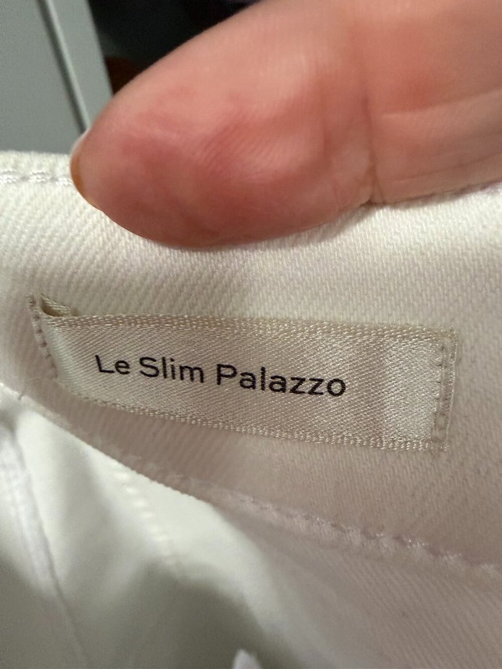 FRAME Le Slim Palazzo BRAND NEW WHITE - Picture 3 of 8
